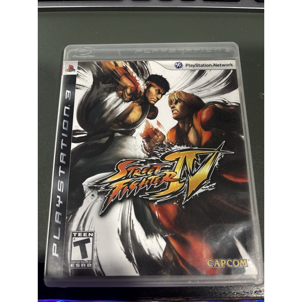 Street Fighter IV Sony PlayStation 3 PS3 Capcom 2009 Fighting Game BLUS-30265